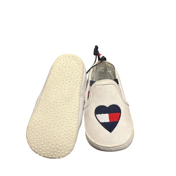 Nwt Tommy Hilfiger Baby Slip On Shoes Sz 3 - Picture 7 of 8